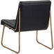 Anton Vintage Black Lounge Chair